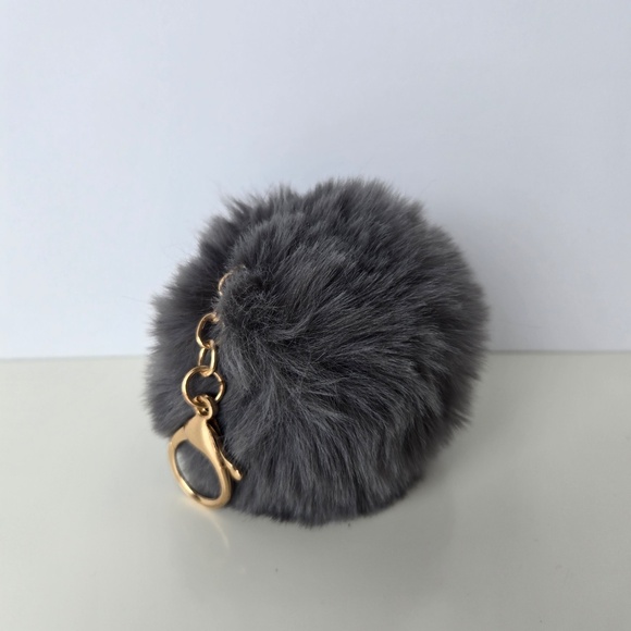 Gray Pom-Pom, Red Floral Letter “A” & Red Spike Keychains(3 Set) 🌺(2 for $10) - Picture 17 of 17